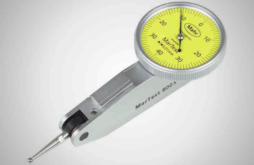 DIN 2270 SHOCK PROOF ø a ø b 110 49,5 26 e 17 8 ø 2 c d f 800 S 800 SG 800 SR 800 SA 800 SGA MarTest Fühlhebelmessgeräte und Kantentaster Fühlhebelmessgerät MarTest 800 S / 800 SG / 800 SR / 800 SA /