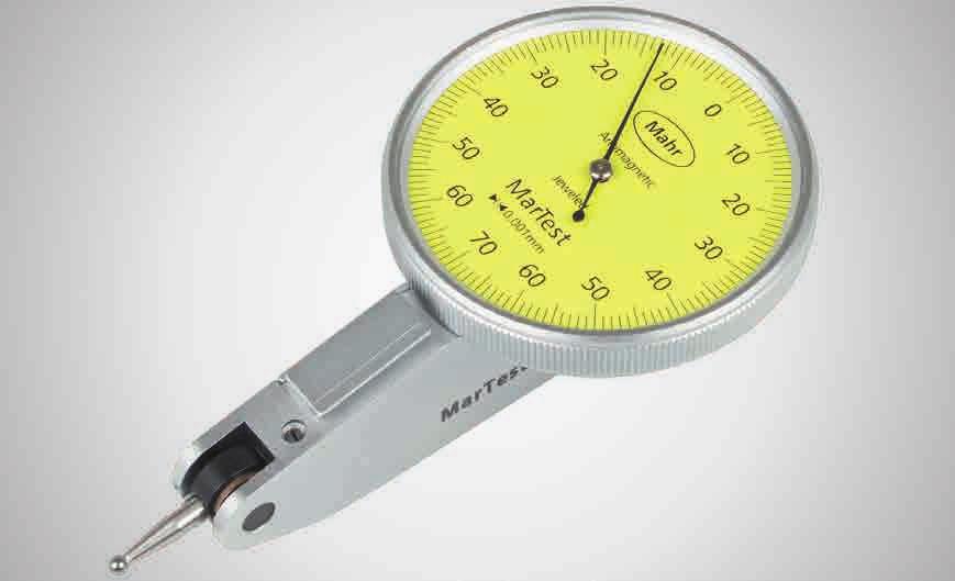 DIN 2270 SHOCK PROOF ø a ø b f MarTest 800 SM / 800 SGM / 800 SRM / 800 SGE. Czujniki dźwigniowo-zębate Do bardzo precyzyjnych pomiarów Czytelna tarcza uszczelniona pierścieniem typu O-ring.