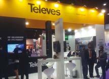 Produkty Medicare z zintegrowanymi usługami dla szpitali oraz Televes Digital Signage z interaktywnymi usługami dla branży hotelarskiej były głównym tematem przedstawionym przez Televés.