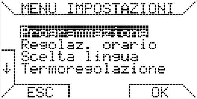 Zarządzanie panelem zdalnego sterowania INSTRUKCJA UŻYTKOWNIKA, OBSŁUGA I STEROWANIE MENU USTAWIEŃ ("SETTINGS MENU") Podmenu opisane w tym paragrafie pozwala użytkownikowi zarządzać regulacją