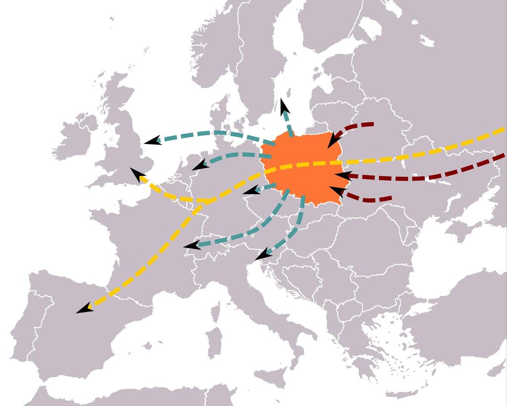 a ofiarami są najczęściej obywatele państw europejskich: Rumunii, Bułgarii oraz Ukrainy, a także państw azjatyckich: m.in. Wietnamu, Filipin, Sri Lanki.