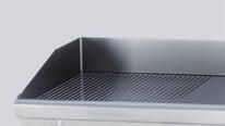 146 PŁYTY GRILLOWE LINIA RM GASTRO 600 450 795 FTLT - 68 G Płyta grillowa gazowa gładka FTRT - 68 G Płyta grillowa gazowa ryflowana FTLRT - 68 G Płyta ½ gładka - ½ ryflowana FTLT - 68 GS Płyta gładka