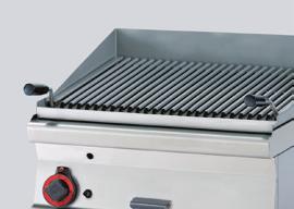 152 GRILLE LINIA RM GASTRO 600 CWT - 64 G Grill lawowy gazowy top 6 750,- 425 380 regulowany poziom rusztu urządzenie dostarczane z rusztem do mięsa wykonanie nierdzewne