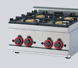 LINIA RM GASTRO 600 KUCHNIE GAZOWE