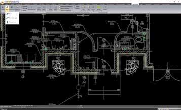 System ArCADia BIM - WOD-KAN ArCADia INSTALACJE KANALIZACYJNE Pozwala na wykonanie profesjonalnej dokumentacji projektu instalacji kanalizacyjnej na podkładach architektoniczno-budowlanych.