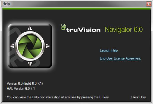 Rozdział 4: Ustawienia programu TruVision Navigator Pomoc Program TruVision Navigator zapewnia łatwy dostęp do funkcji pomocy zawierającej bardziej szczegółowe instrukcje systemowe.