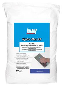 SYSTEMY GLAZURNICZE /HYDROIZOLACJE KNAUF HYDRO FLEX Gotowa powłoka uszczelniająca, folia w płynie Gotowa do użycia folia w płynie.