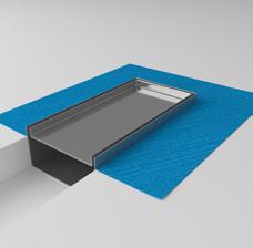 MANKIET ŚCIENNY Mankiet uszczelniający 120 x 120 mm służy do trwałego i elastycznego uszczelniania przejść rur przez ściany.