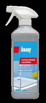 CZYSZCZENIE, OCHRONA I PIELĘGNACJA / CZYSZCZENIE KNAUF ŚRODEK DO USUWANIA POZOSTAŁOŚCI CEMENTOWYCH (KONCENTRAT) Specjalny koncentrat czyszczący do usuwania pozostałości cementowych, zapraw,