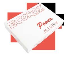 Papier kserograficzny biały- format: A4/80g eprimo Laser e85135 D04003H paleta =300 ryz Papier kserogra czny biały ECOROX Pro t Papier kserogra czny biały ECOROX Power Papier o obniżonej