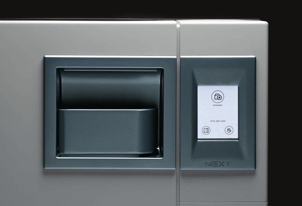 Next_3 Inteligencja. Przyjemność prostych kroków. Autoklaw E9 Next sprawia, że technologia staje się jeszcze łatwiejsza i bardziej intuicyjna.