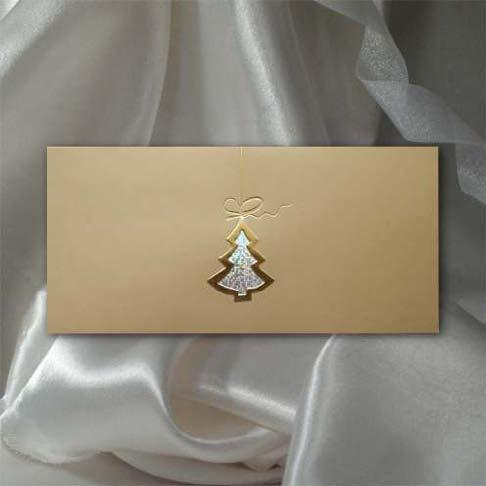 18 Kartka świąteczna K596 z białą kopertą cena brutto 4,70 zł rozmiar: zamknięta 100x210mm, otwarta