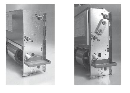WYMIARY FIW DLA KLIMATYZACJI DIMENSIONS FIW for air conditioning MODEL IF DO ZABUDOWY Klimakonwektor pionowy do montażu przy podłodze, wyposażony w filtr z możliwością czyszczenia oraz tacę skroplin.