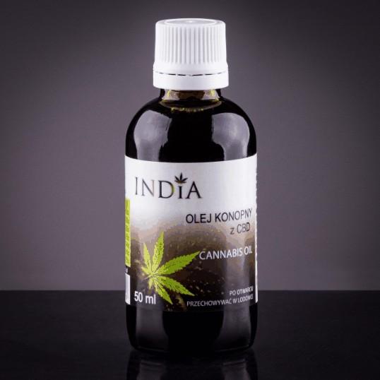 Olej konopny z CBD 50ml CBD wykazuje działanie przeciwnowotworowe hamuje namnażanie komórek rakowych oraz aktywnie prowadzi do ich obumierania (apoptozy) nie uszkadzając przy tym zdrowych komórek