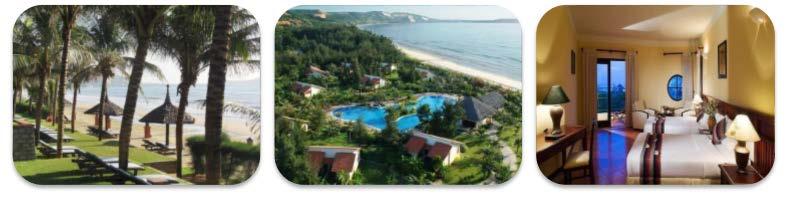HOTELE Mui Ne Pandanus Resort 4* All Inclusive Prawdziwa wisienka na torcie wietnamskiej bazy hotelowej. Znakomity, zadbany hotel, ulokowany przy samej (zapierającej dech w piersiach) rajskiej plaży.