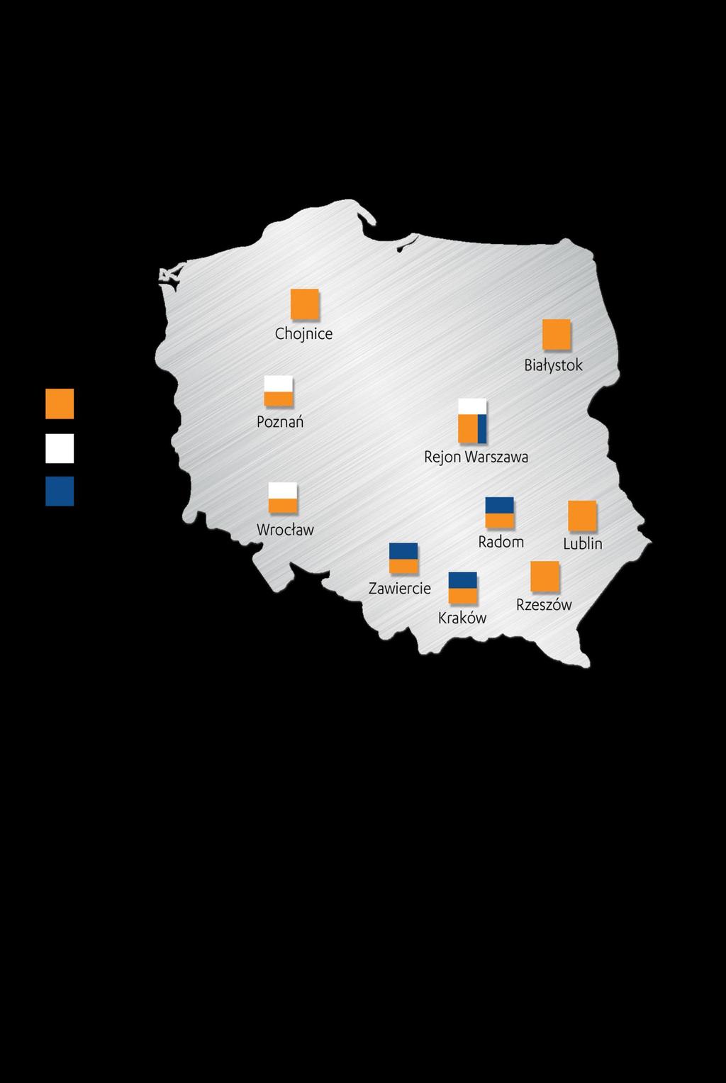 Oddziały handlowe i zakłady przetwórcze Konsorcjum Stali S.A. Konsorcjum Stali to dwanaście oddziałów oraz nowoczesne centrum serwisowe blach w Krakowie pracujące na potrzeby tych oddziałów.