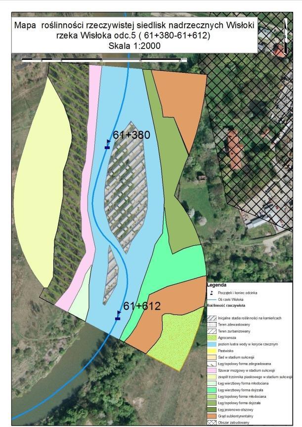 Ocena hydromorfologiczna wybranych stanowisk Procedura oceny hydromorfologicznej rzeki Wisłoki została wykonana
