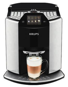 dotknięciem 15 programów automatycznych Aluminiowy front KRUPS EVIDENCE 15 napojów Dotykowy OLED Promocja Krups - 500 zł rabatu na