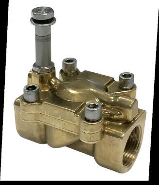 FLUIDITY seria 04F (reg.) (reg.) Elektrozawór membranowy pośredniego działania u i. Typ 2/2 NC standardowo z ręcznym przesterowaniem zaworu. Dostępny również w wersjach z trzpieniem regulacyjnym.
