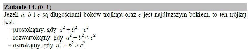 Zadanie egzaminacyjne z 2015 roku uzasadnienie