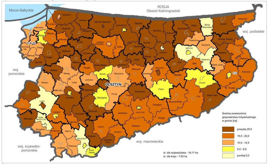 Opracowanie własne na podstawie danych GUS 3 Średnia