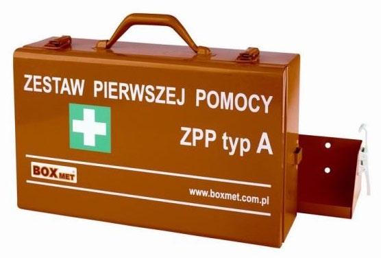Przenośne zestawy pierwszej pomocy 02 000 Przenośny Zestaw Pierwszej Pomocy ZPP typ A - Walizka metalowa lub torba.