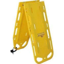 Długość Szerokość Grubość Nośność Waga Materiał 1380 mm 350 mm 46 mm 150 kg 4 kg tworzywo sztuczne 04 005 Deska ortopedyczna pediatryczna Meber Duck ze stabilizacją głowy i kpl 3 pasów Deska DUCK