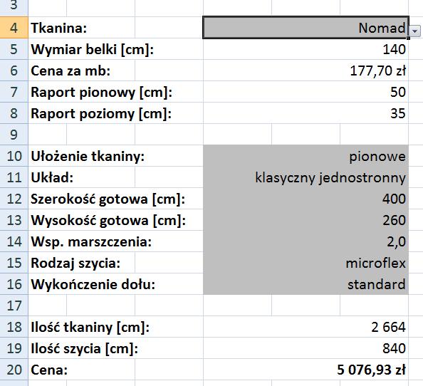Aby zidentyfikować układ wzoru na wzorniku należy zapoznać się z jego etykietą. Jeśli wymiar belki oznaczony jest jako WYSOKOŚĆ to pionowy wymiar tkaniny na wzorniku stanowi wymiar belki.