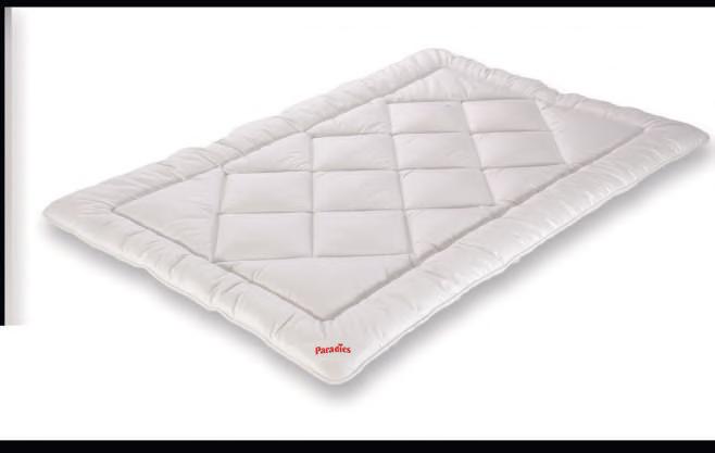 Cotton - Całoroczna kołdra, wypełniona wysokiej jakości włóknem Paradies Fill Comfort opracowanym dzięki unikalnej technologii High-Loft.
