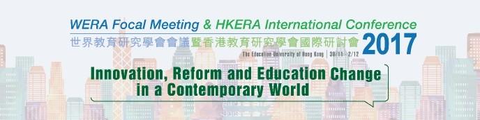 ZAPROSZENIA Konferencja WERA - Hong Kong 2017 World Education Research Association (WERA) i Hong Kong Educational Research Association (HKERA) zapraszają do wzięcia udziału w konferencji pt.