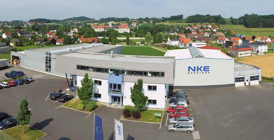 Budynek dyrekcji w Steyr w Austrii Pe na gama standardowych o ysk firmy NKE Pe ny asortyment wyrobów wi