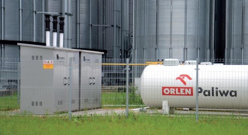trakcie eksploatacji Wizualizacja instalacji zbiornikowej naziemnej na LPG.