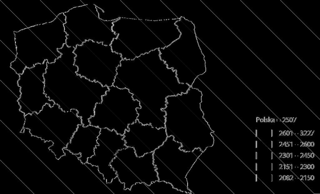 W celu pełniejszego zaprezentowania zmian poziomu wynagrodzeń w Polsce