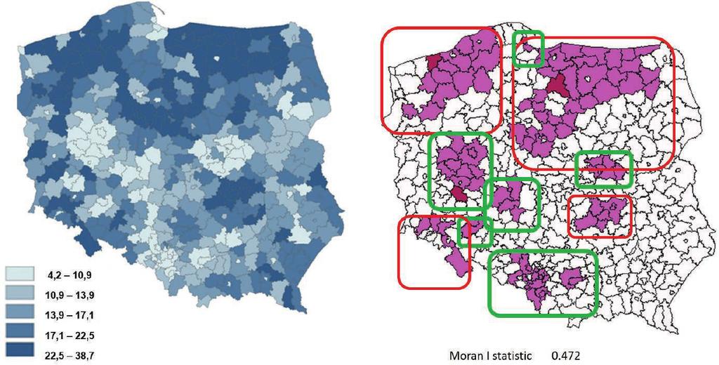 14 Beata Bal-Domańska (statystyka I Morana = 0,586).