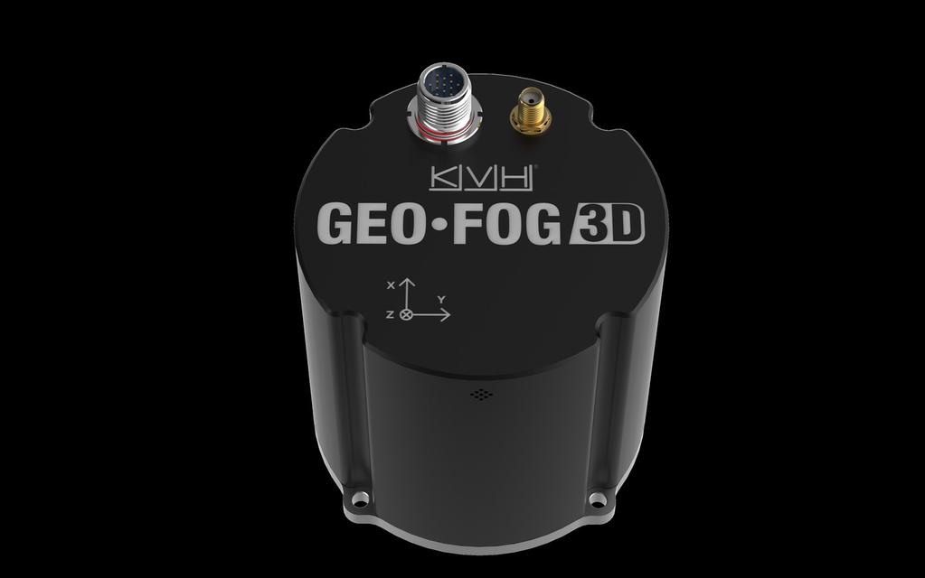 GEO FOG 3D System nawigacyjny GEO FOG używa algorytmów Sensor Fusion do uzyskania pewnej, dokładnej nawigacji dla