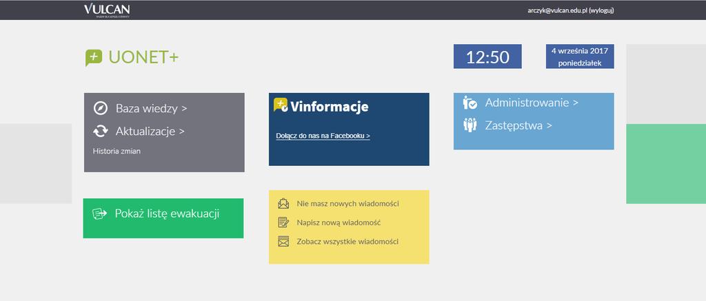 Informacje podstawowe o systemie Uczniowie Optivum NET + Kafelek/ Zawartość Niezgodności Opis Informacje dotyczące rozbieżności w danych dotyczących przebywania uczniów w oddziałach pomiędzy