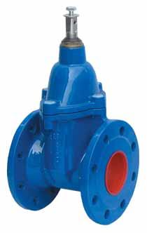 FLANGED VALVE WITH RUBBER WEDG ŻELIWO SFEROIDALNE GJS DUCTILE CAST IRON GJS СФЕРОИДАЛЬНЫЙ ЧУГУН КЛАССА GJS.850.