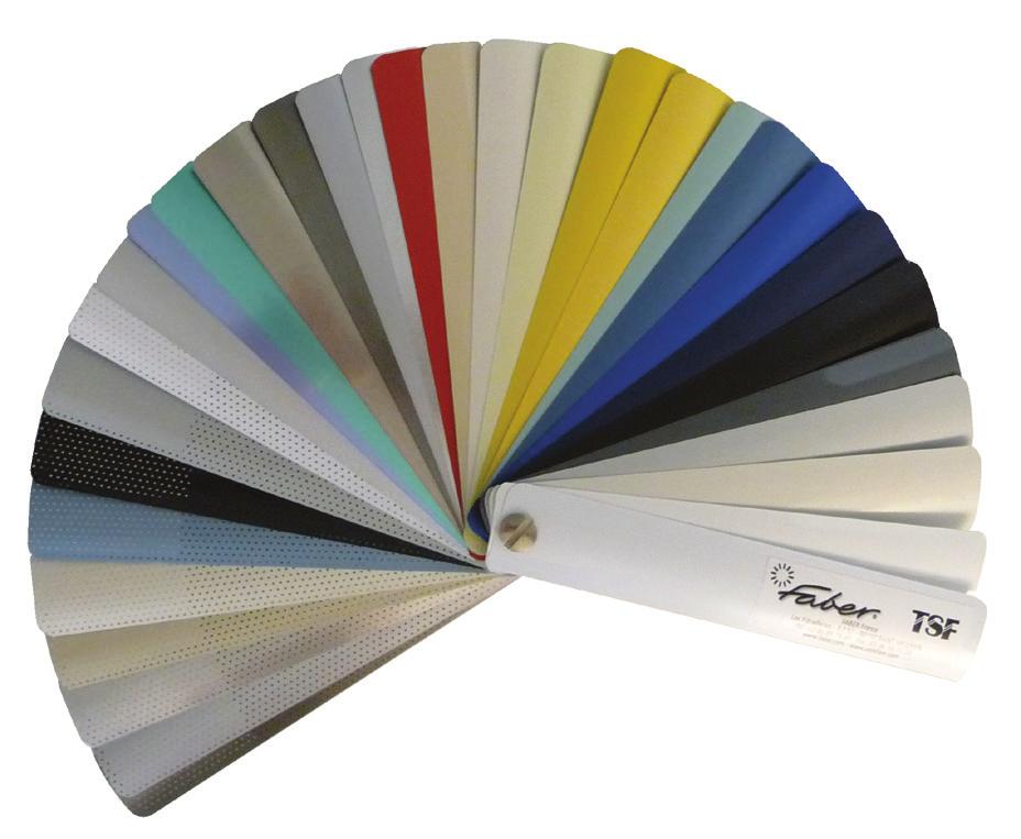 Stores à lames aluminium micro-perforées Aluminiowe listewki perforowane Aluminium perforated slats Aluminium Lamellen micro geperforeerd Gelochte Aluminium Lamellen breit coloris / koloryt / colours