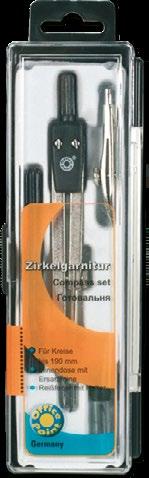 167 OP60977 CYRKIEL zestaw Zestaw zawiera: cyrkiel z plastikowym uchwytem oraz