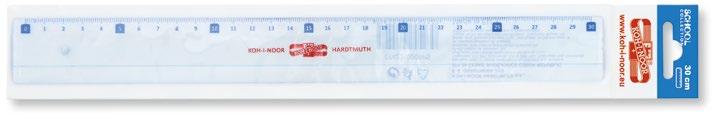 Linijki wykonane są z wytrzymałego tworzywa i posiadają precyzyjną skalę milimetrową. numer długość kod EAN produktu opakowanie kod EAN opakowania ilość w opak. zb.