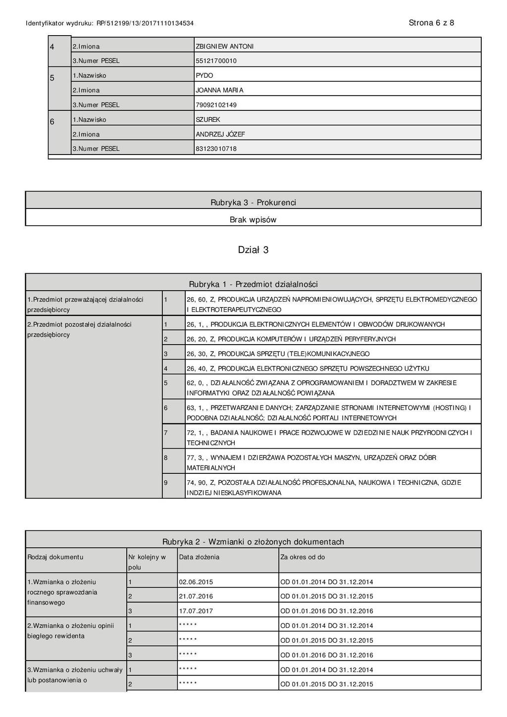 Dokument Informacyjny