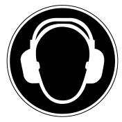 EN Symbols Wear ear protection.