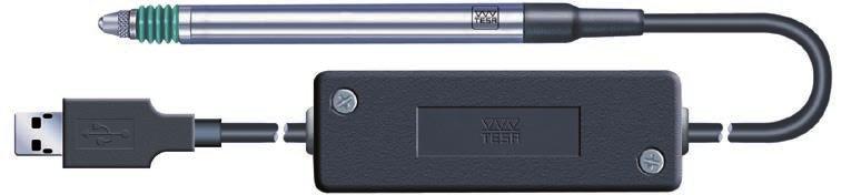 380 03230200 CZUJNIKI USB Bezpośrednie podłączenie do portu USB. W zestawie z oporgramowanien TSIP. Oznaczenie Zakres Max.