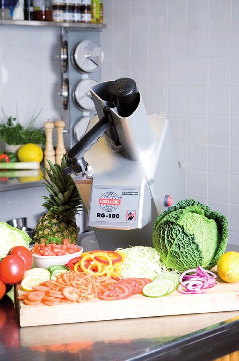 84 SZATKOWNICA RG-100 RM URZĄDZENIA DYNAMICZNE RG-100 Szatkownica 230 V RG-100 Szatkownica 400 V 5 065,- 5 125,- RODZAJ OBRÓBKI Krojenie w pastry, w kostkę, szatkowanie, ucieranie i/ub krojenie w