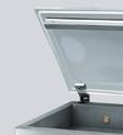 RM URZĄDZENIA DYNAMICZNE PAKOWARKI PRÓŻNIOWE 63 330 4 m³/h 250 260 95 + 65 VBN - 4 Pakowarka próżniowa 4 m³/h VBN - 4 SB Pakowarka próżniowa 4 m³/h + gaz wykonanie nierdzewne sterowanie cyfrowe 10