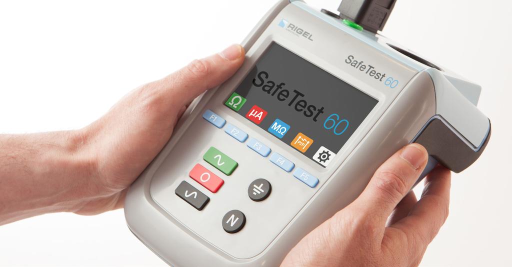 SafeTest 60 Solidny Analizator Bezpieczeństwa dla medycyny. SafeTest 60? > Niewielki i kompaktowy solidny, przenośny SafeTest 60 czyni wykonywanie testów prostszymi.