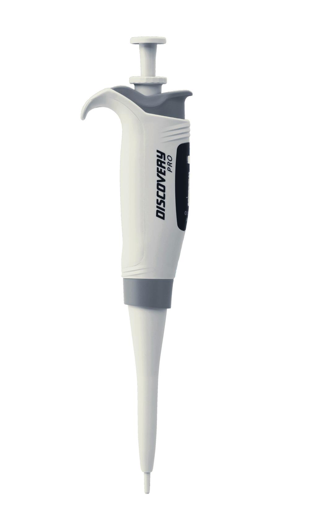 Seria pipet DISCOVERY PRO Seria pipet jednokanałowych i wielokanałowych DISCOVERY PRO została stworzona z myślą o trzech