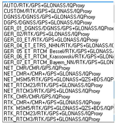 Strumienie danych w systemie SmartNet na porcie 2101 oraz 8083 System TPI [11] - adres Castera 88.86.116.1 Firma TPI udostępnia 21 strumieni danych na porcie 2101.