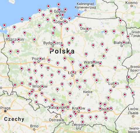 SMARTNET POLSKA SmartNet to sieć GNSS zbudowana w oparciu o najnowocześniejsze oprogramowanie i urządzenia Leica Geosystems, dostarczająca na okrągło poprawki DGNSS i RTK.