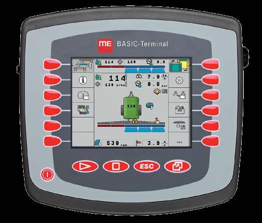 Terminale ME SMART430 SMART430 Terminal przeznaczony dla wszystkich stawiających pierwsze kroki w świecie ISOBUS. Terminal standardowo wyposażony jest w aplikację ISOBUS-UT.
